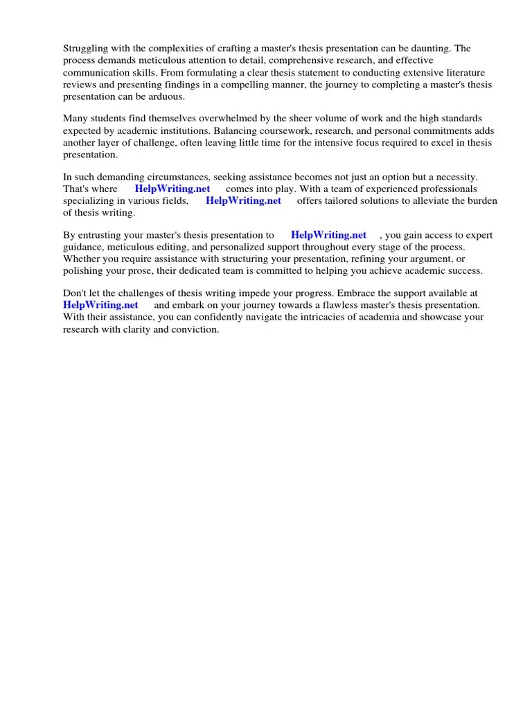 Master Thesis Presentation PPT KTH | PDF | Thesis | Microsoft Power Point