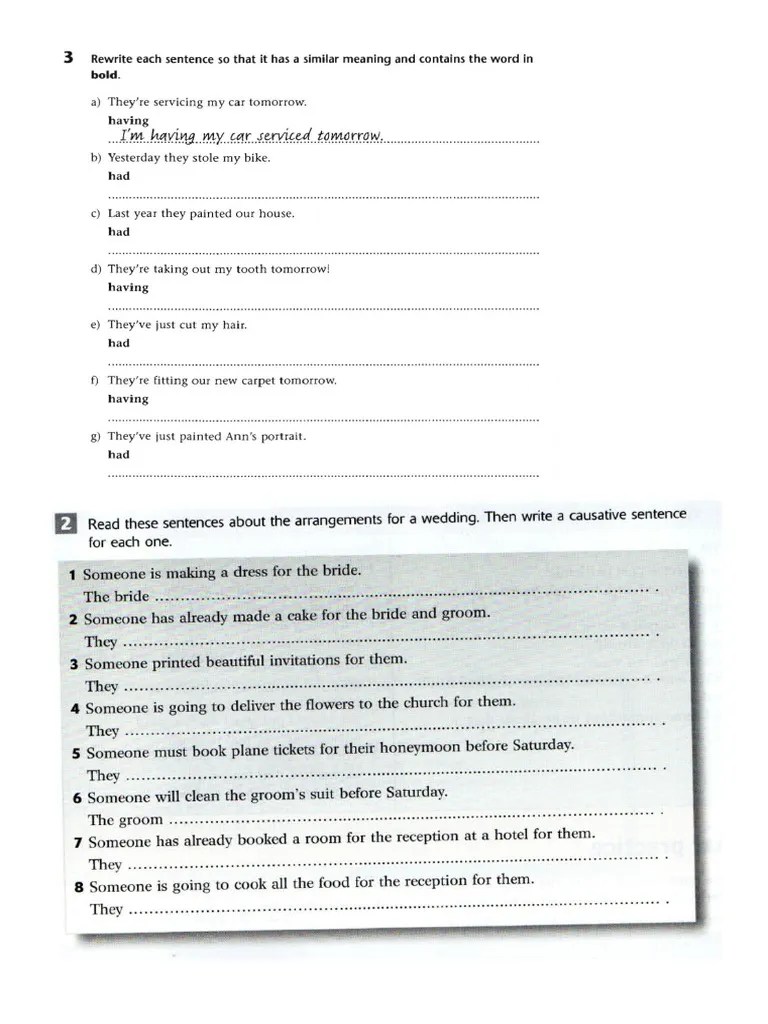 Causative Have | PDF