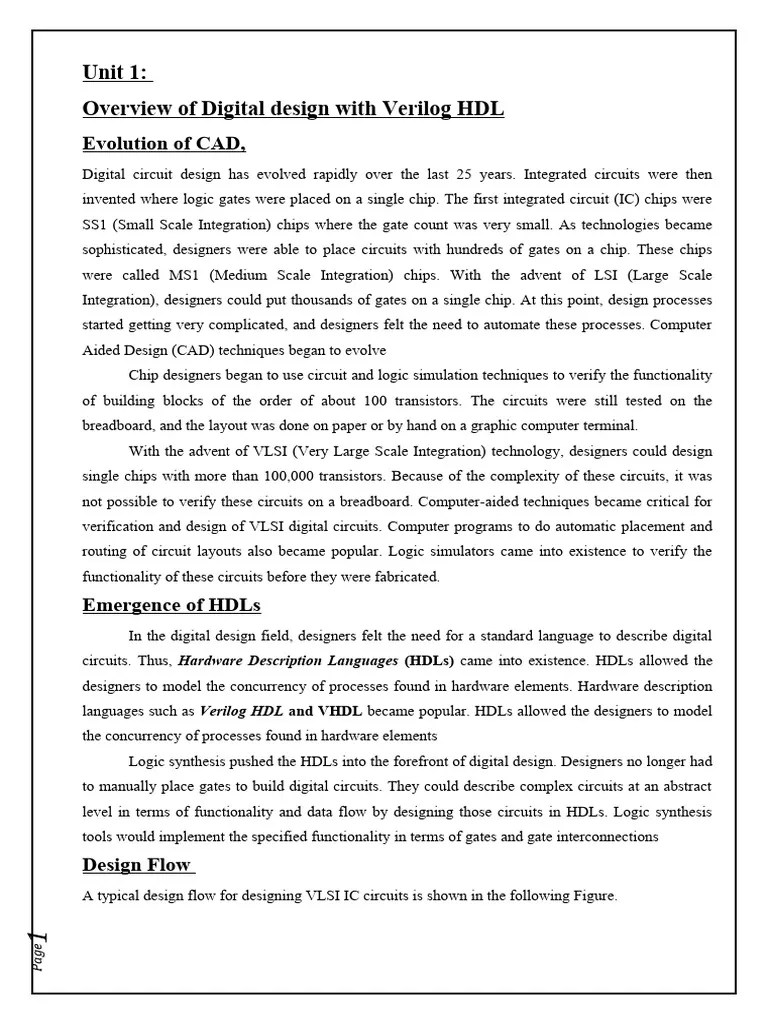 Prog In C And Verilog HDL - Compressed | PDF | Hardware Description ...