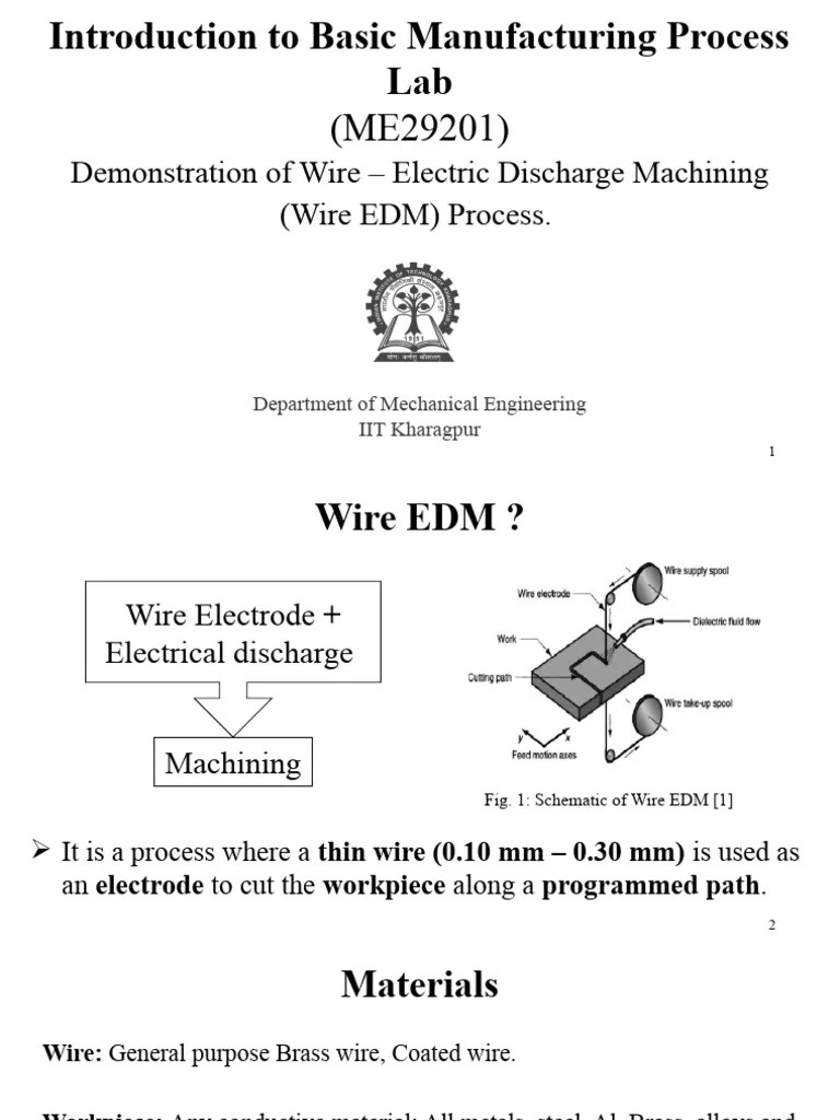 Wire EDM Process | PDF | Industrial Processes | Business Process