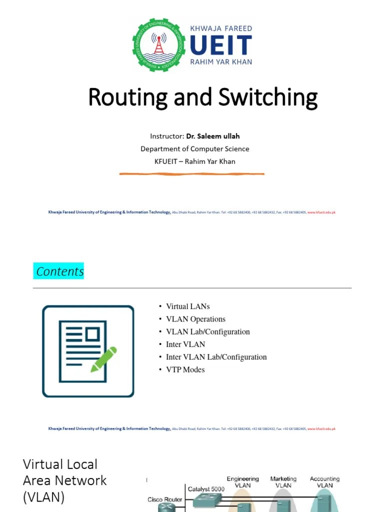 Routing And Switching | PDF | Computer Network | Network Switch