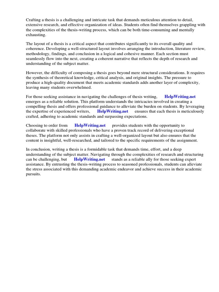 Layout Thesis | Download Free PDF | Thesis | Page Layout