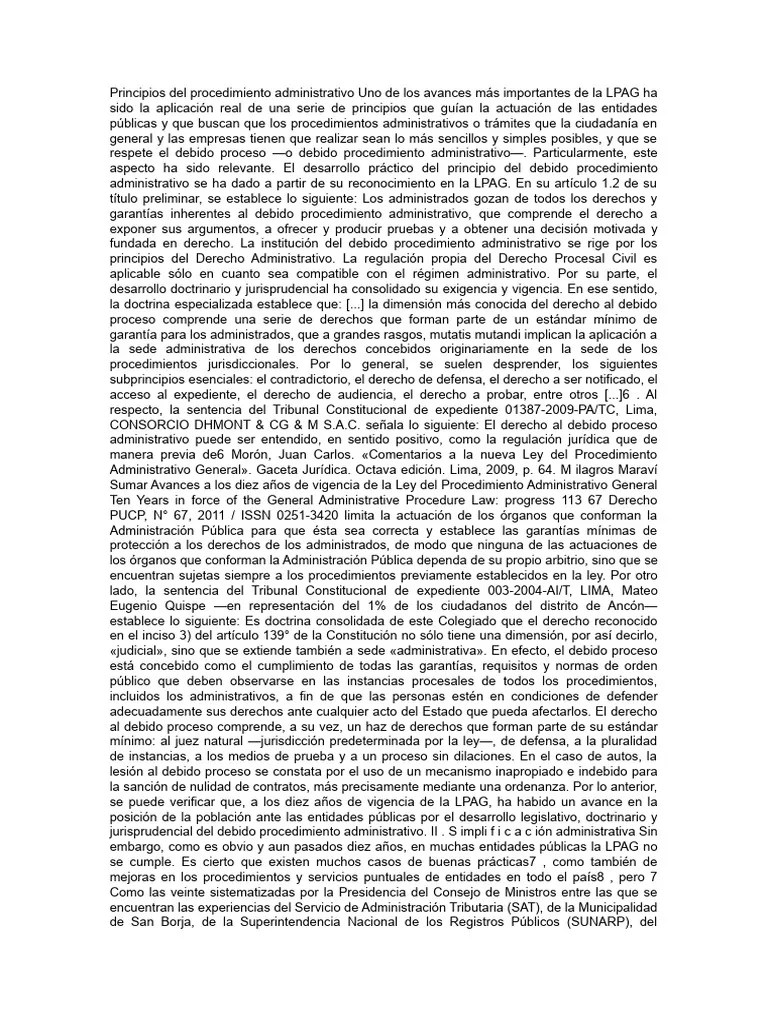 PROCEDIMIENTO ADMI SANCIONADOR | PDF | Administración Pública | Debido ...