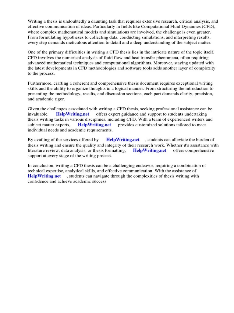 CFD Thesis PDF | PDF | Computational Fluid Dynamics | Fluid Dynamics