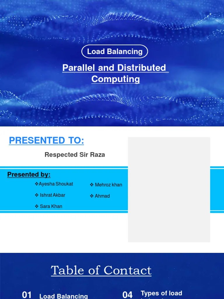 Big Data Algoritm PowerPoint Templates | PDF | Load Balancing ...