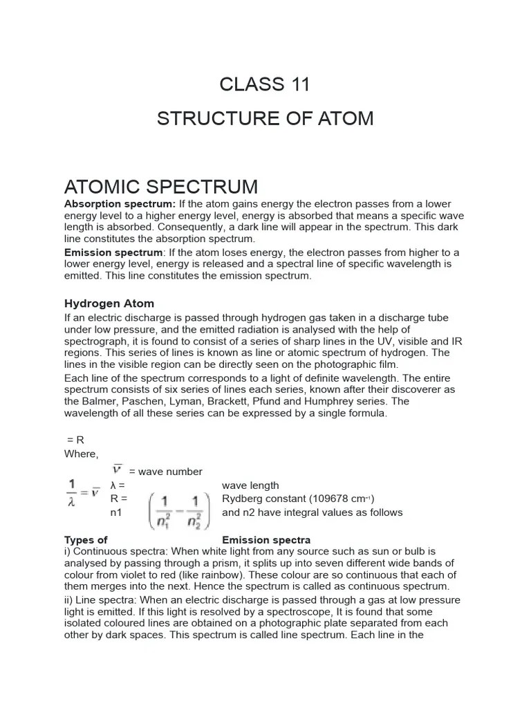 Atomic Structure[1] | PDF | Atomic Orbital | Electron Configuration