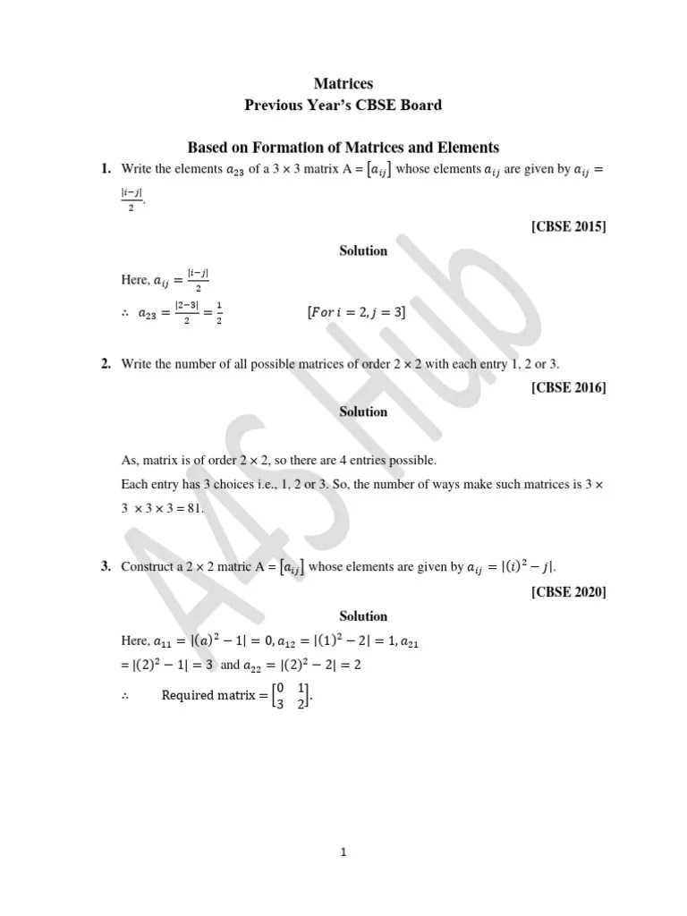 Matrices | PDF | Matrix (Mathematics) | Mathematical Analysis