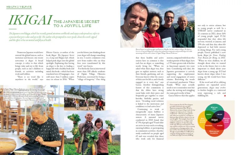 Ikigai Japanese Secret To A Joyful Life | PDF | Behavioural Sciences | Psychology