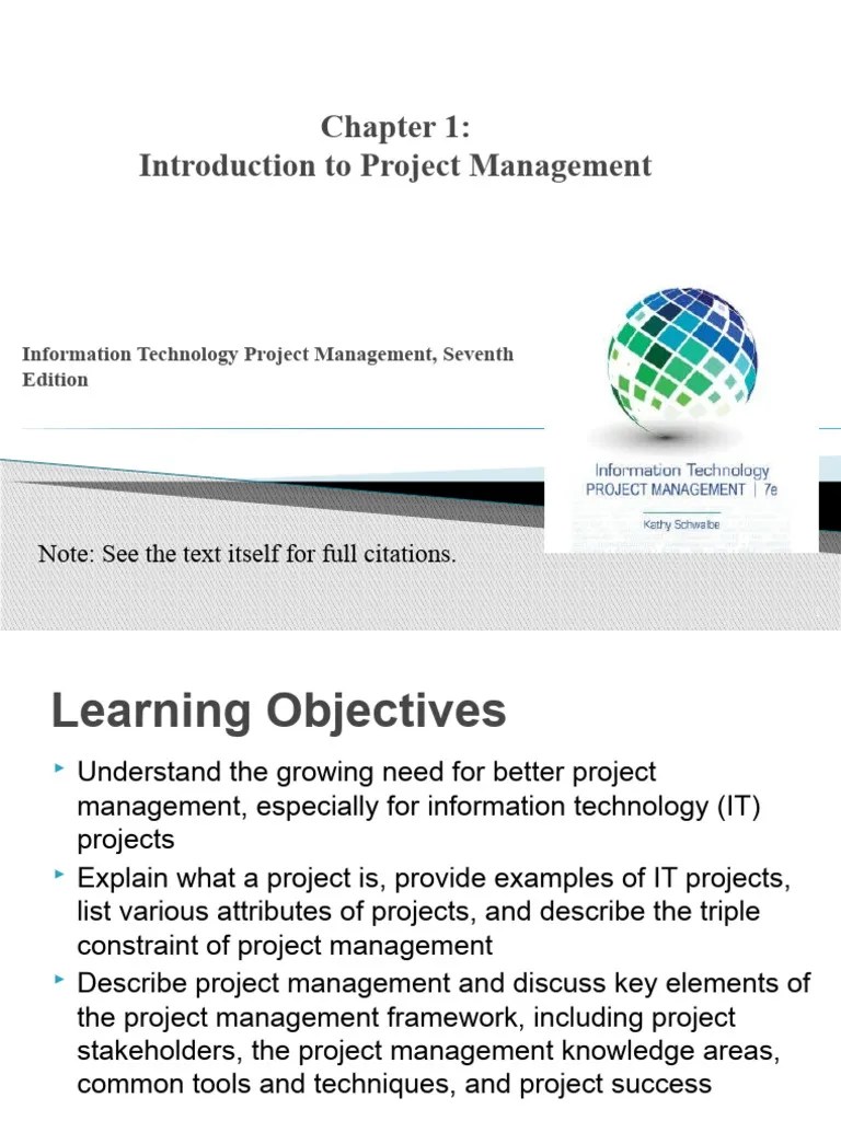 Ch1-Introduction To Project Management | PDF | Project Management ...