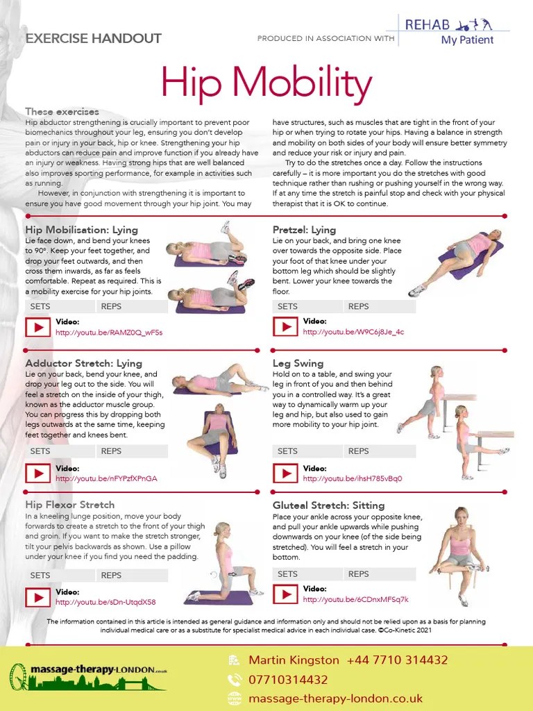 Hip Mobility Exercises | PDF | Knee | Hip