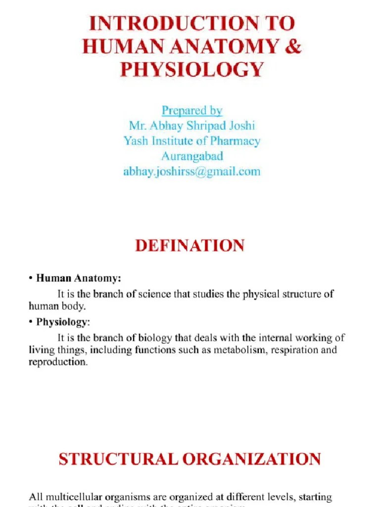 Introduction-to-human-anatomy-and-physiology | PDF