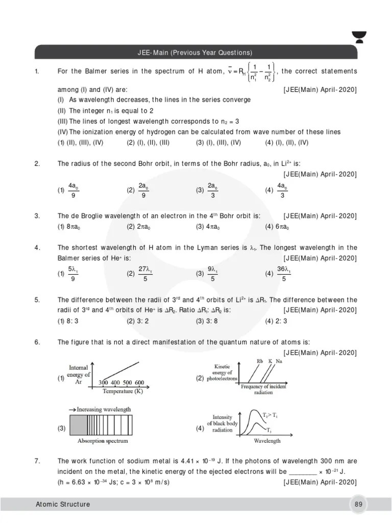 Chemistry Atomic-Structure | PDF | Electron | Atomic Orbital