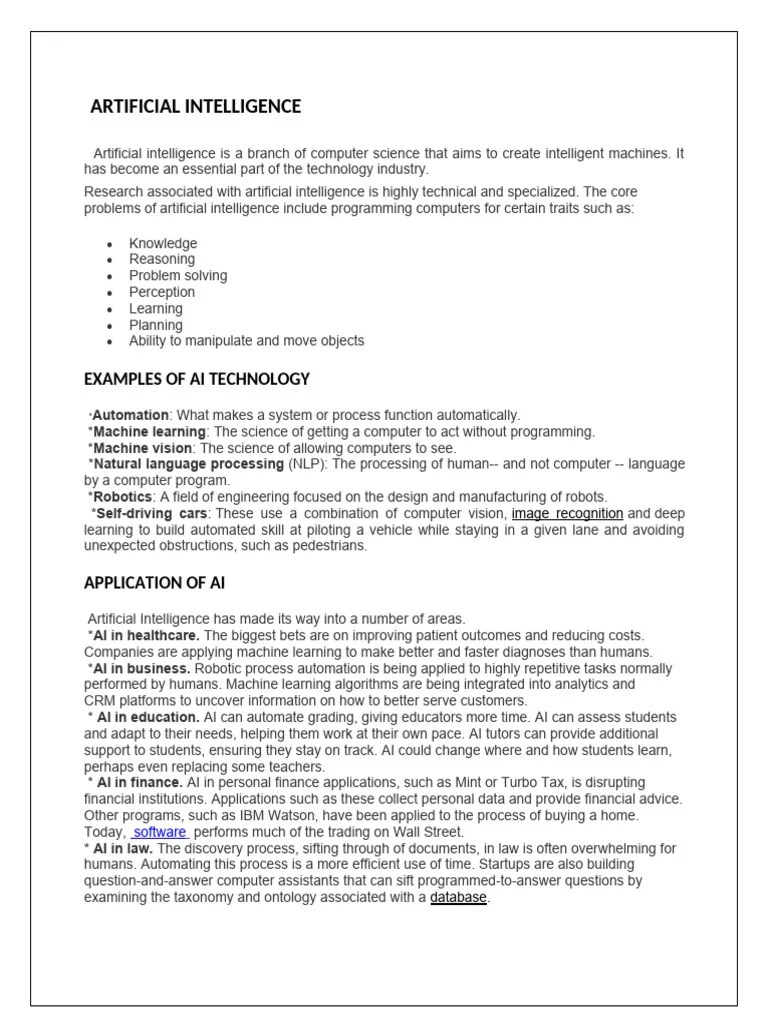 Artificial Intelligence | PDF | Deductive Reasoning | Inductive Reasoning