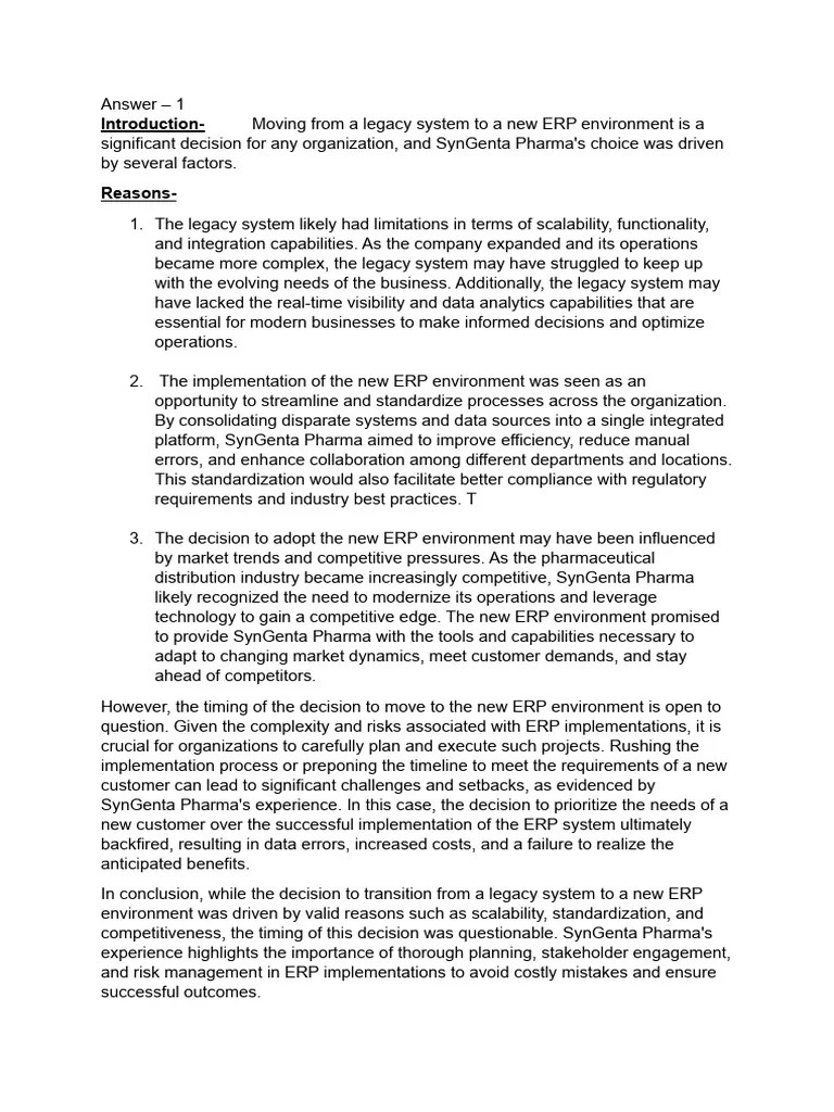 ERP | PDF | Enterprise Resource Planning | Supply Chain Management