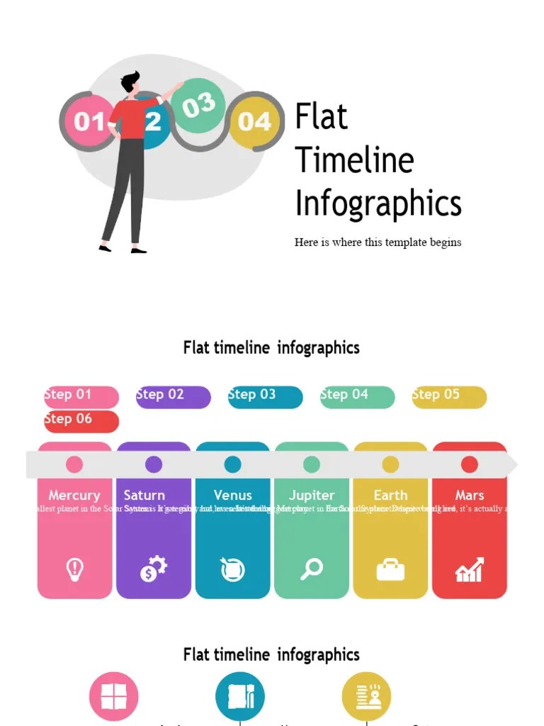 Project Timeline Infographics By Slidesgo Pdf Planets Planets In - Download Professional Mountain Background | Mobile