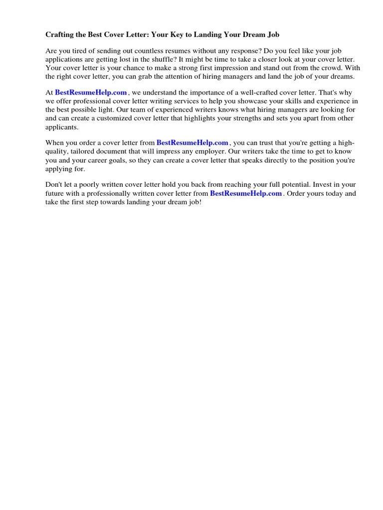 Best Cover Letter Examples PDF | PDF | Résumé | File Format