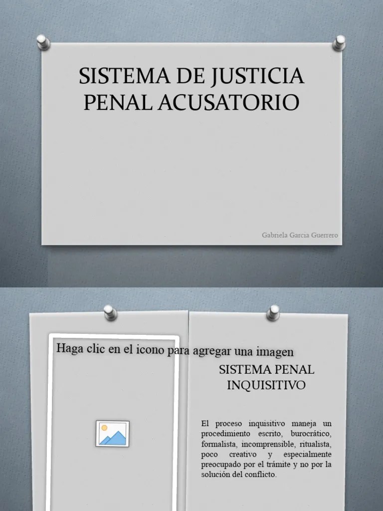 Sistema De Justicia Penal Acusatorio | PDF | Procedimiento Criminal ...