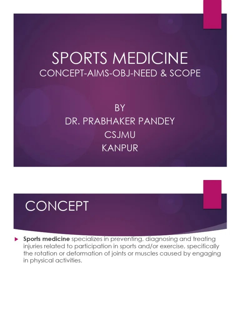 Sports Medicine | PDF | Medicine | Physical Therapy