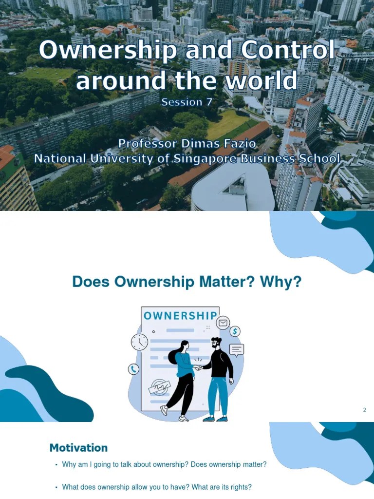 Week 7 - Ownership | PDF | Stocks | Takeover