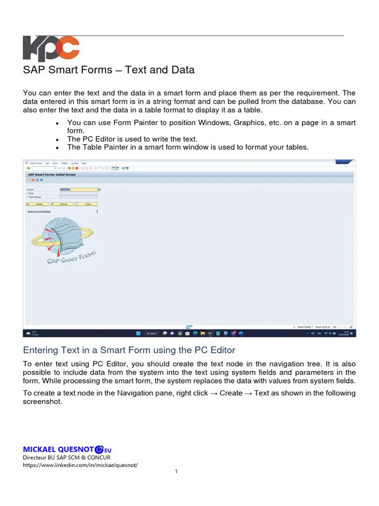 Smart Forms – Text And Data | PDF | Computer Engineering | Computing