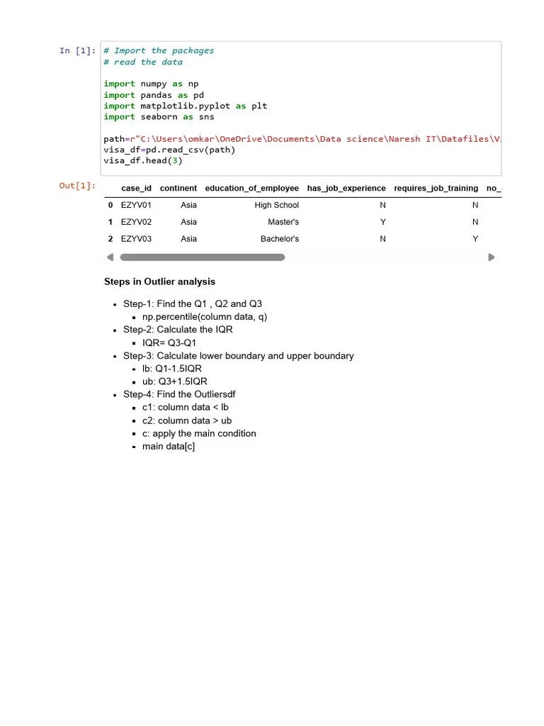 EDA - Session-5 - Outlier Analysis | PDF | Computer Programming