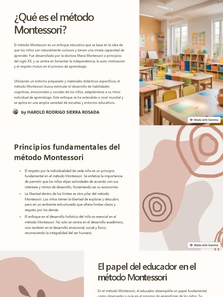 Que-es-el-metodo-Montessori_(1)[1]2552 | PDF | Educación Montessori | Aprendizaje