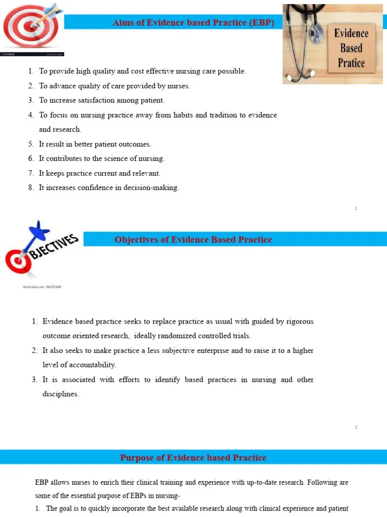 Evidence Based Practice | PDF | Evidence Based Medicine | Nursing