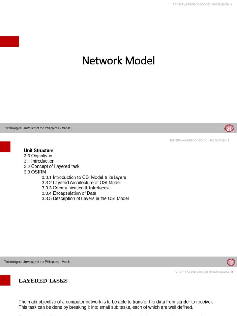 Module 3 - Network Model | PDF | Osi Model | Computer Network