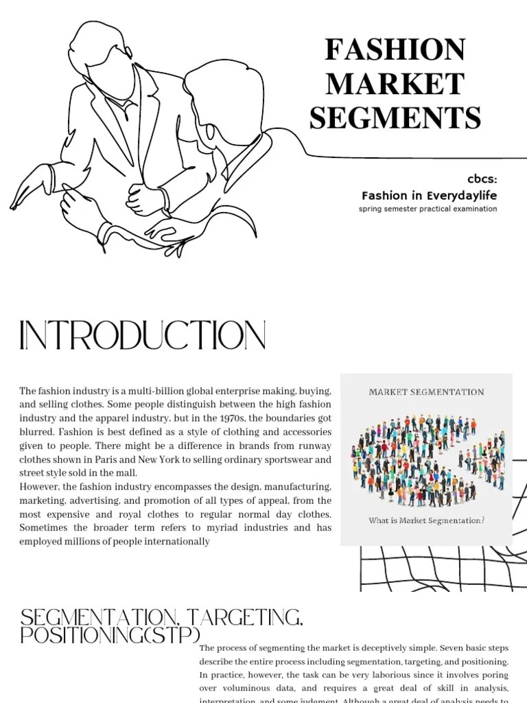 Fashion Market Segmentation | PDF | Market Segmentation | Luxury Goods