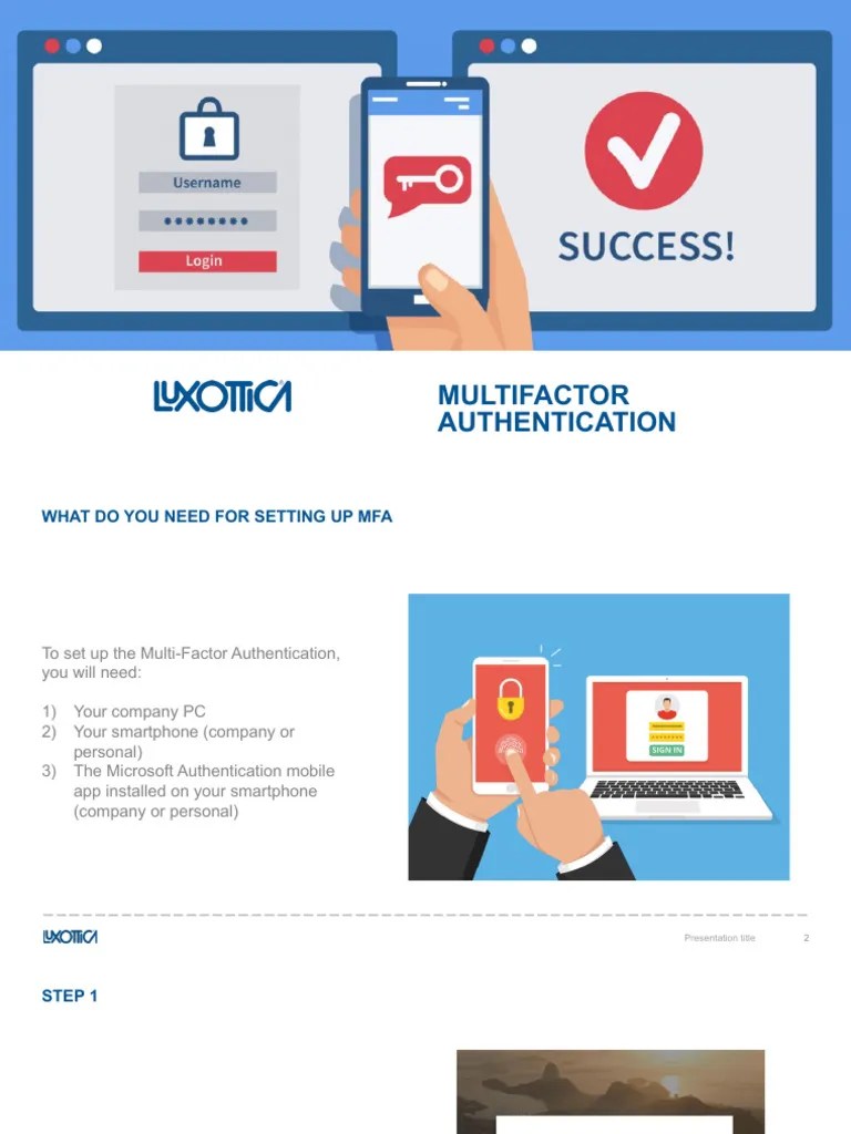Multi-Factor - Authentication - SetUp - HOW TO | PDF | Authentication ...