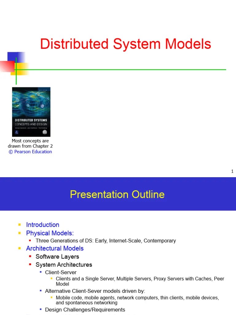 Lecture 2 - Distributed Systems Models | PDF | Client–Server Model ...