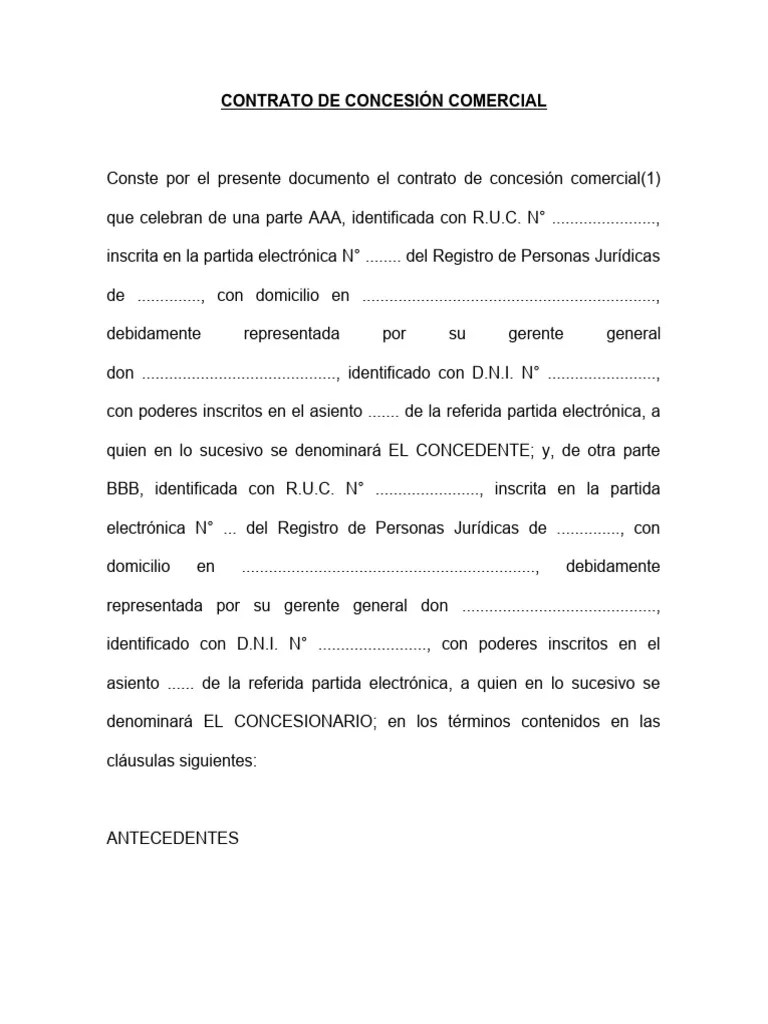 Contrato De Concesión Comercial | PDF | Arbitraje