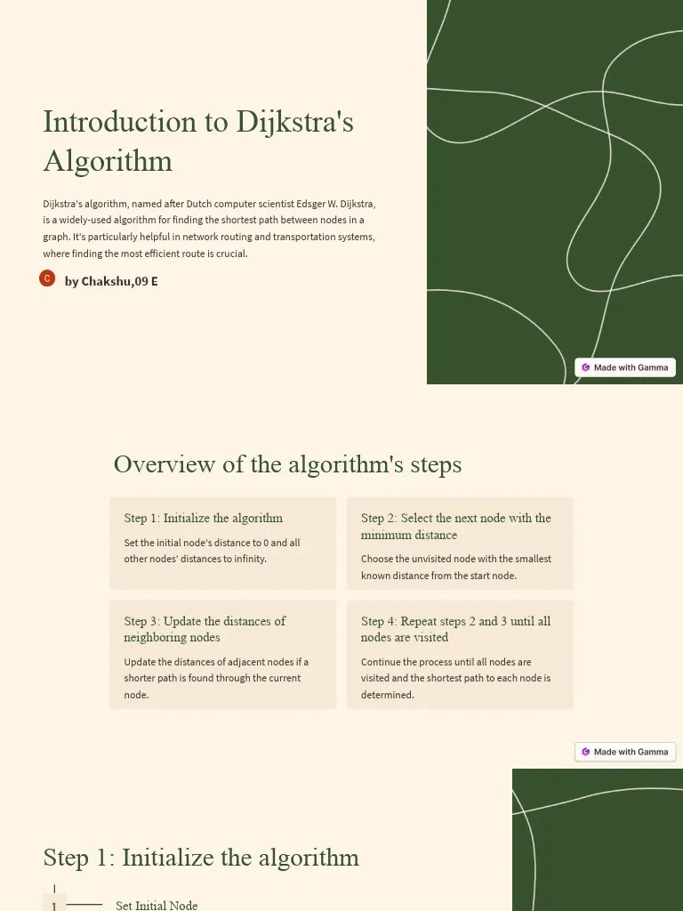 Introduction To Dijkstras Algorithm | PDF | Discrete Mathematics ...
