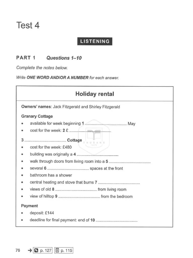 C16 T4 Listening | PDF