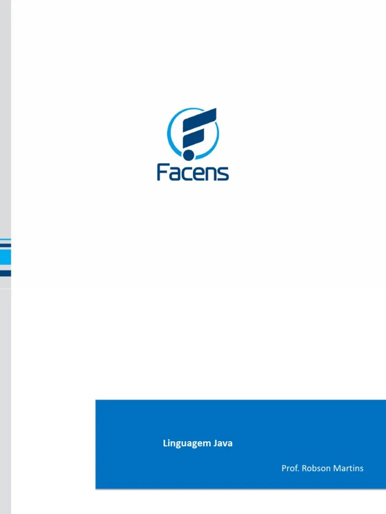 Introdução Ao Java | PDF | Java (linguagem De Programação) | Classe ...