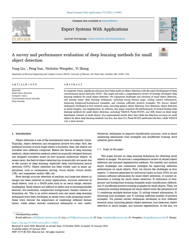 A Survey And Performance Evaluation Of Deep Learning Methods For Small ...