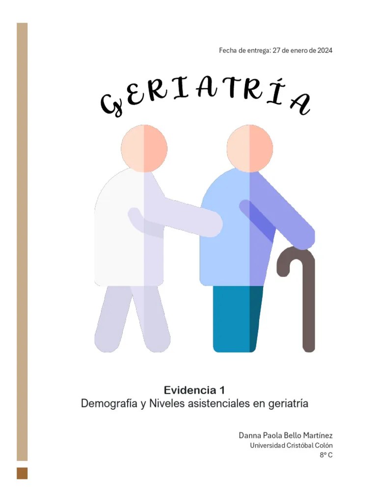 Demografía Y Niveles Asistenciales En Geriatría | PDF | Vejez | Adultos