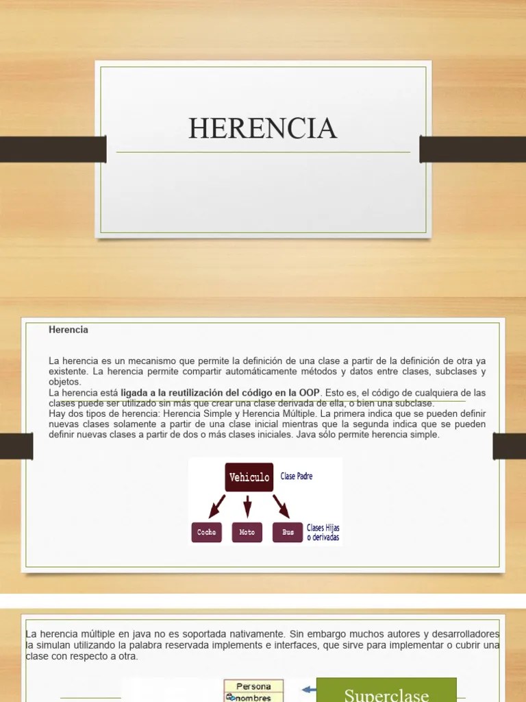 Herencia Poo | PDF | Herencia (Programación Orientada A Objetos ...