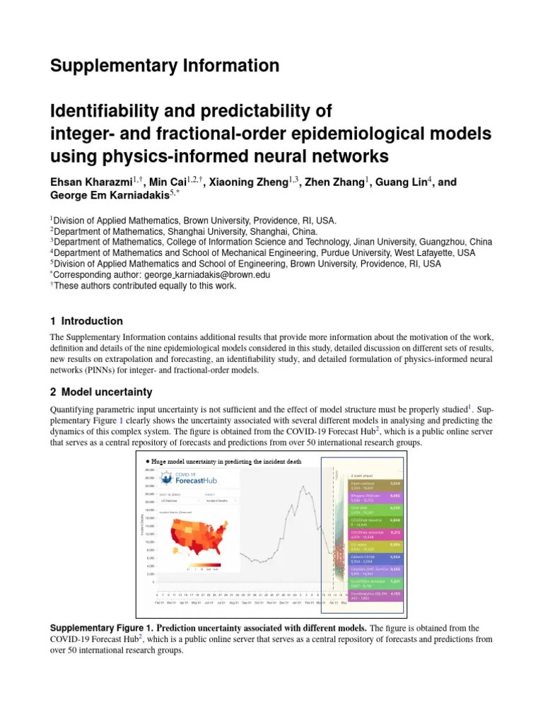 Physics-Informed Neural Networks (PINNs) For Integer - And Fractional ...
