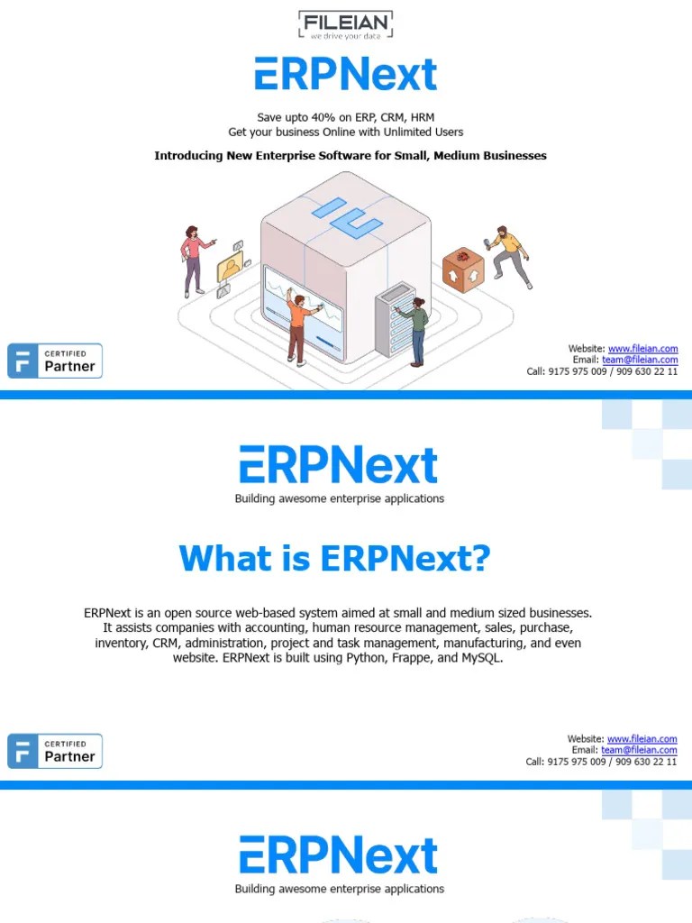 Self Implementers : ERPNext CRM HRMS Implementation | PDF | Cloud ...