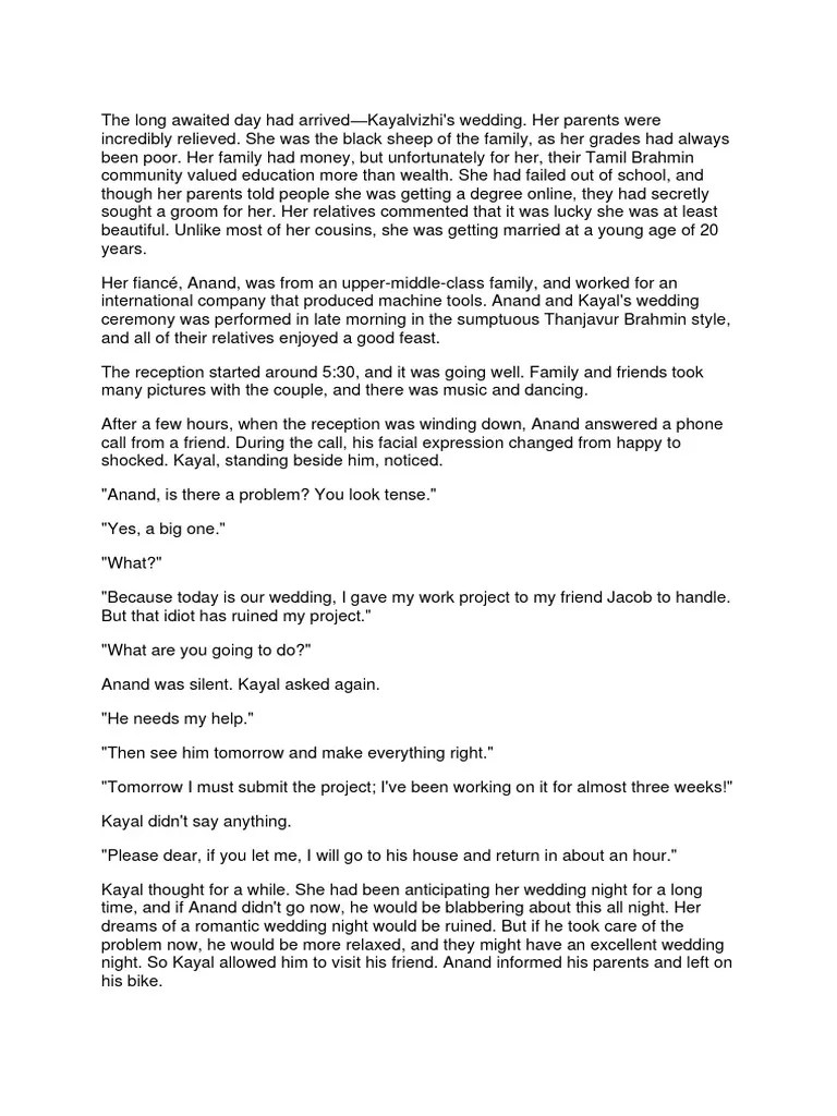 The Long Awaited Day Had Arrived | PDF | Wedding