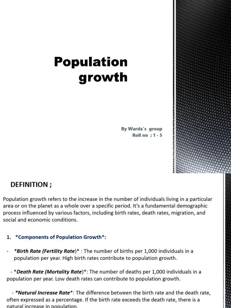 Population Growth Assignment | PDF | Economic Growth | Population Growth