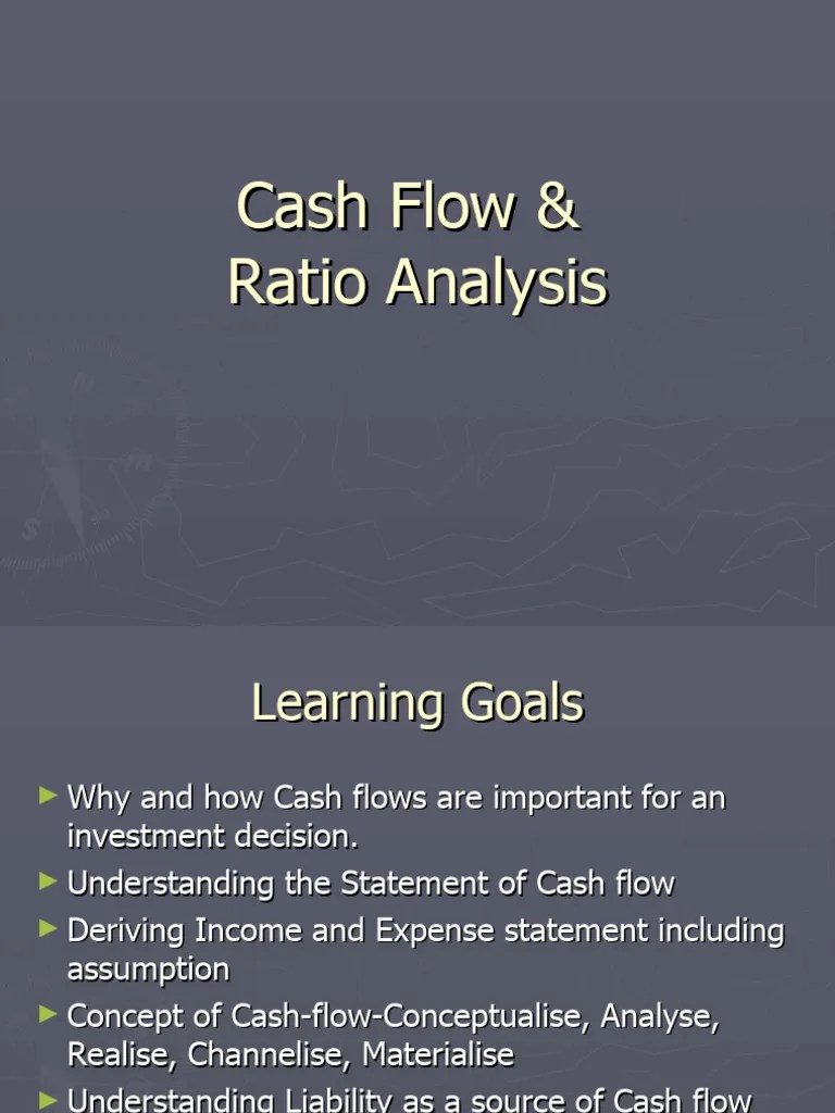 Cash Flow & Ratios | Download Free PDF | Investing | Debits And Credits