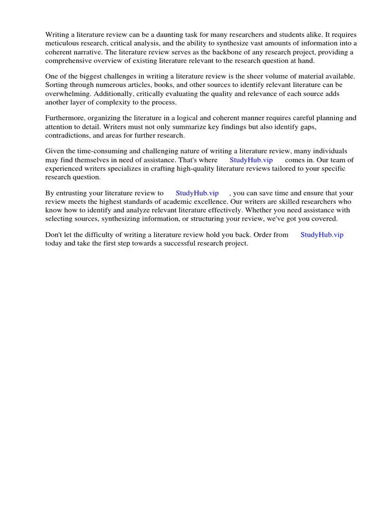 Research Question Literature Review | PDF | Event Related Potential ...