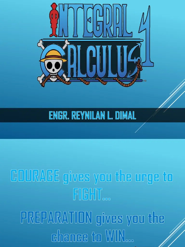 Integral Calculus 1 MMSU | PDF | Mathematics