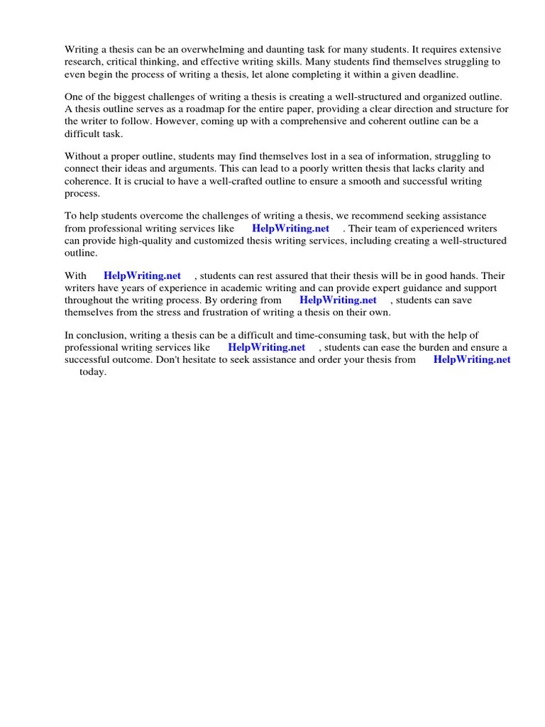 Outline Of A Term Paper Examples | PDF | Note (Typography) | Essays