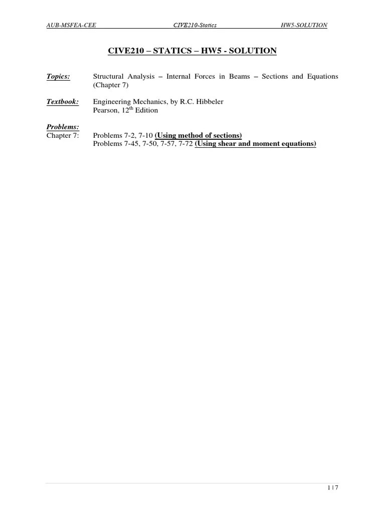 Civil Engineering Problems5 Pdf Science Mathematics