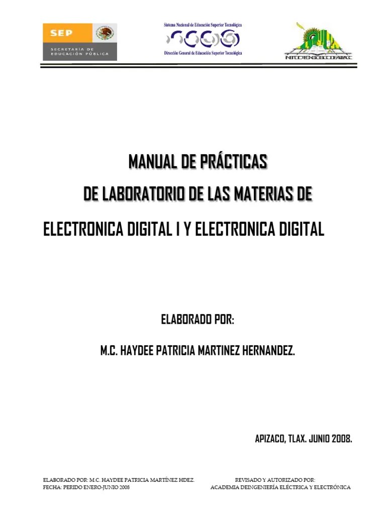 Manual Electronica Digital | Descargar Gratis PDF | Puerta Lógica ...