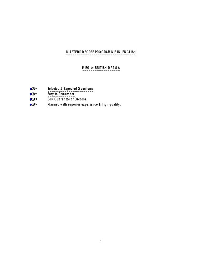 E-Notes MEG-02 | PDF