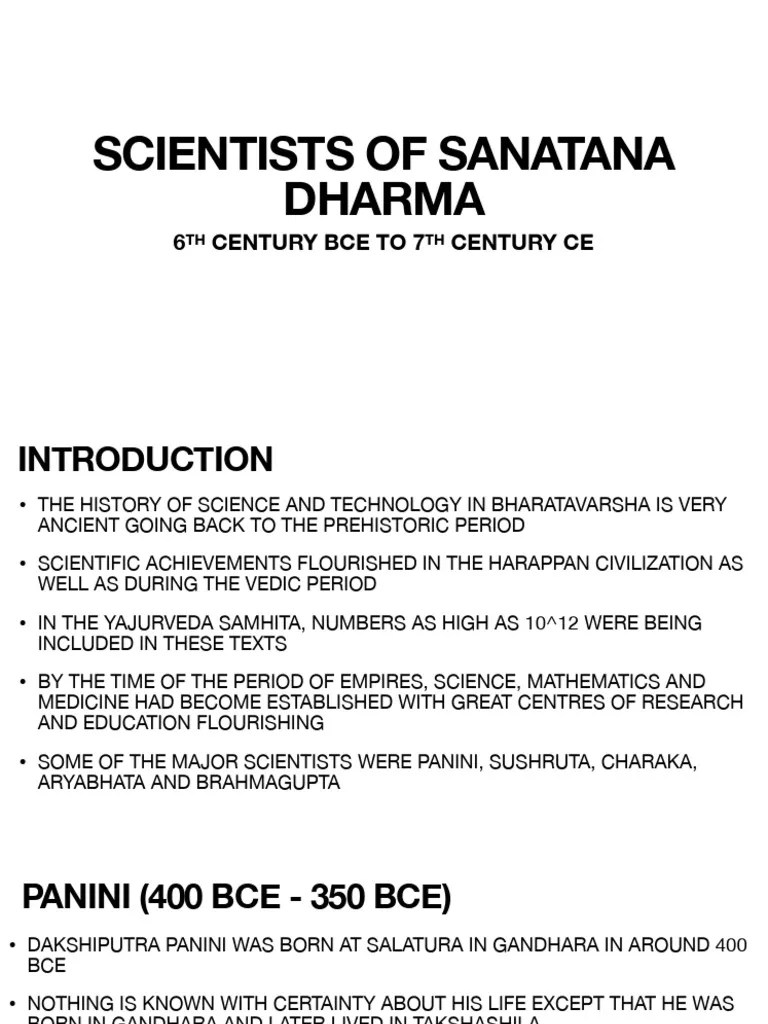 16.SCIENTISTS OF SANATANA DHARMA-1 | PDF